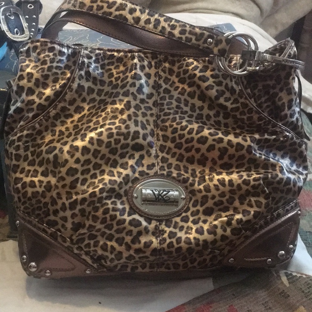 Animal Print Kathy Van Zeeland purse